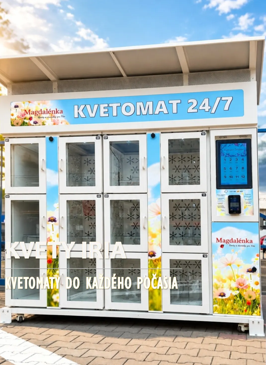 Venkovní květomat na 12 kytic — Pezinok