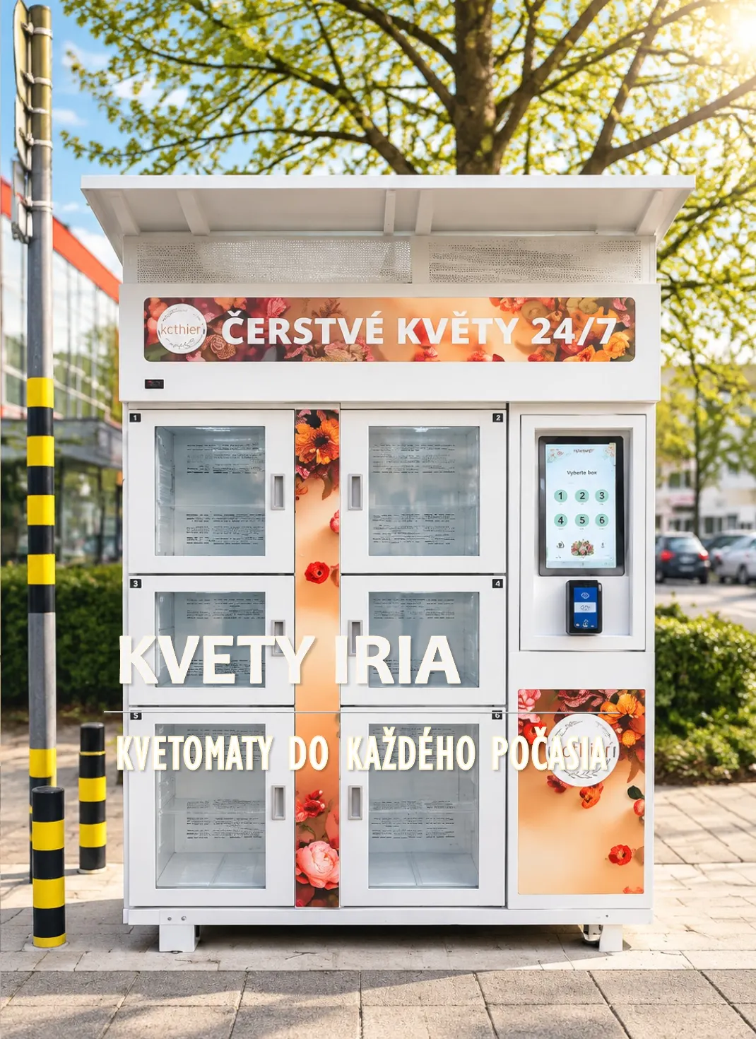 Venkovní květomat na 6 kytic v Čadci